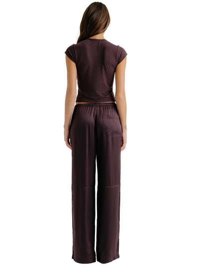 Lexi Lower Rise Pants in Oat Tree