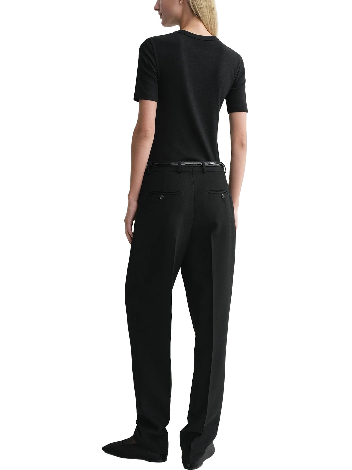 Classic Rib Tee Black