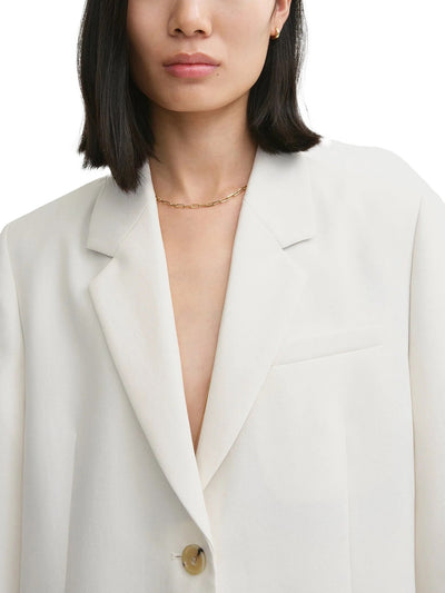 Tailored Suit Jacket Off-White