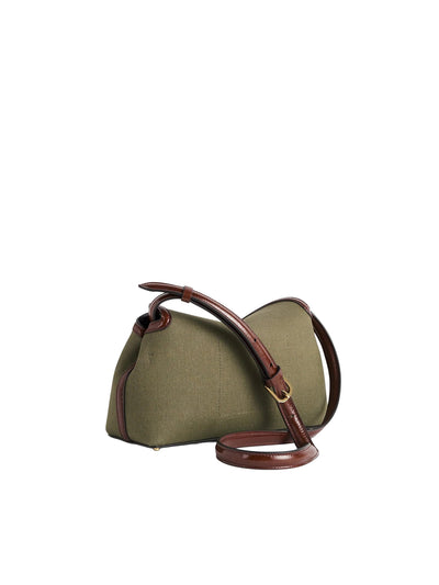 T-Lock Canvas Clutch Khaki Green