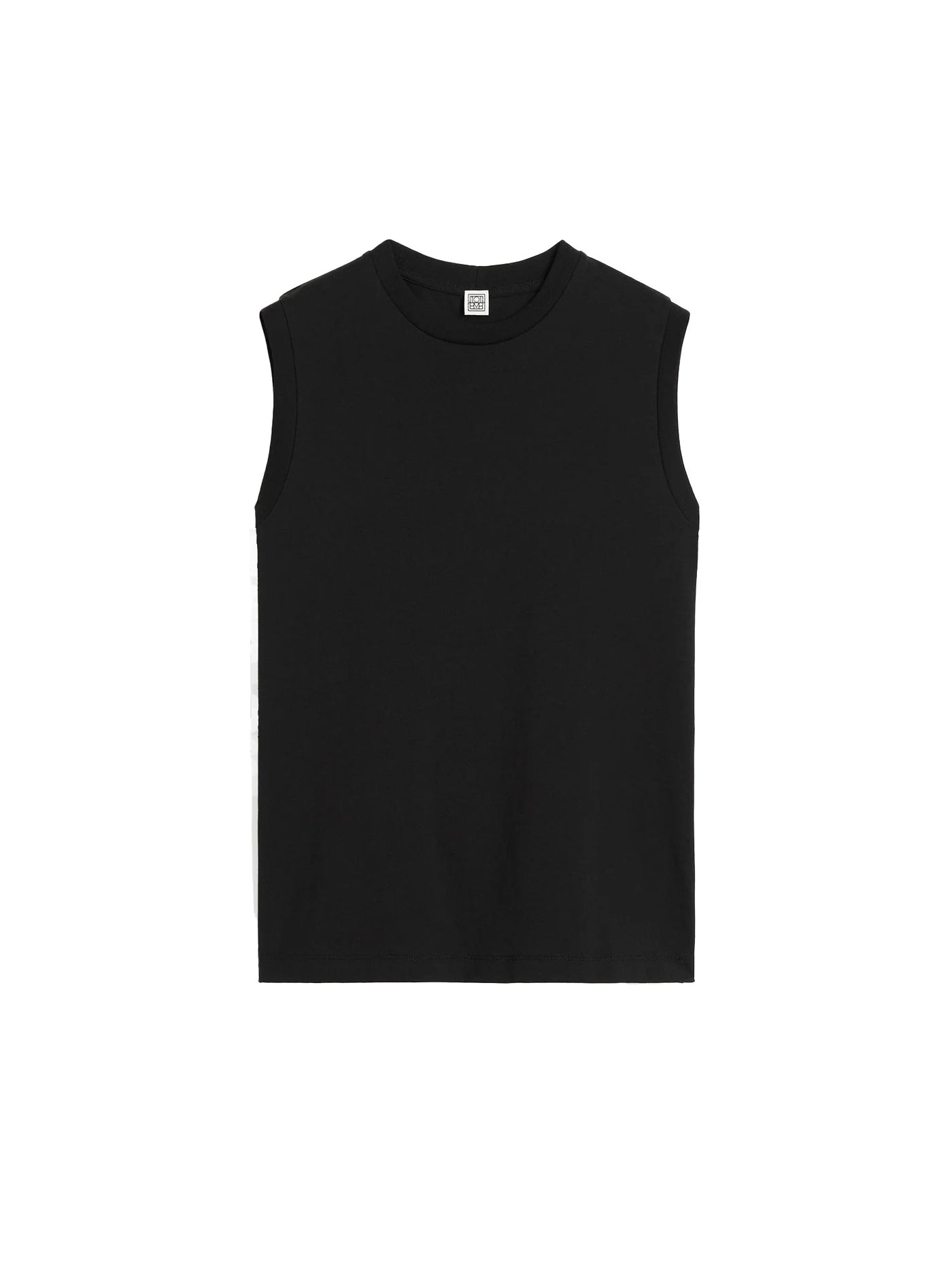 Relaxed Sleeveless Tee Black