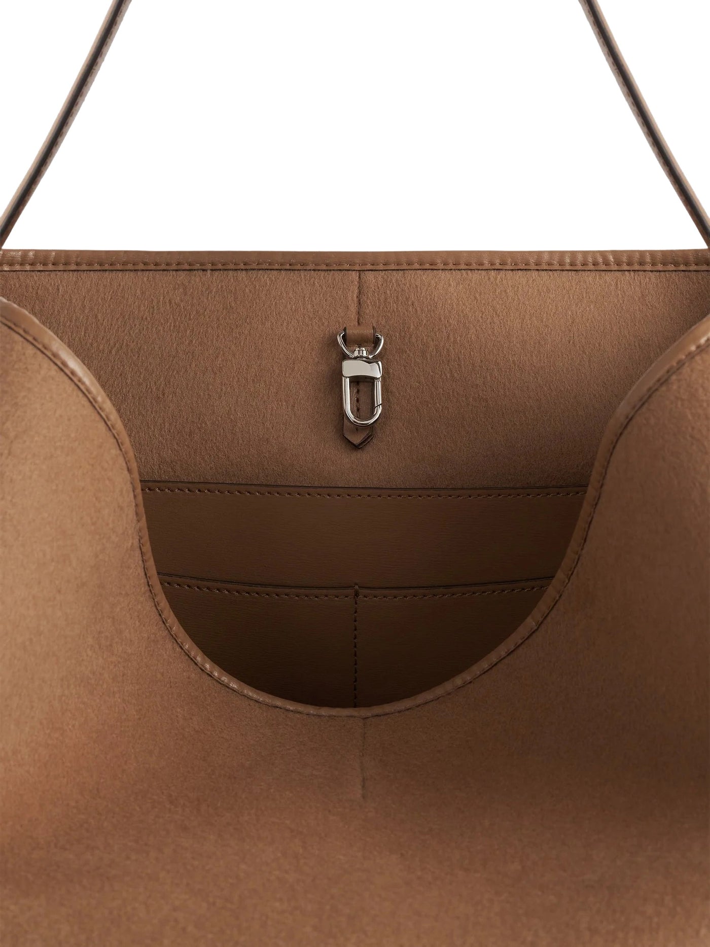 Belted Doublé Tote Camel