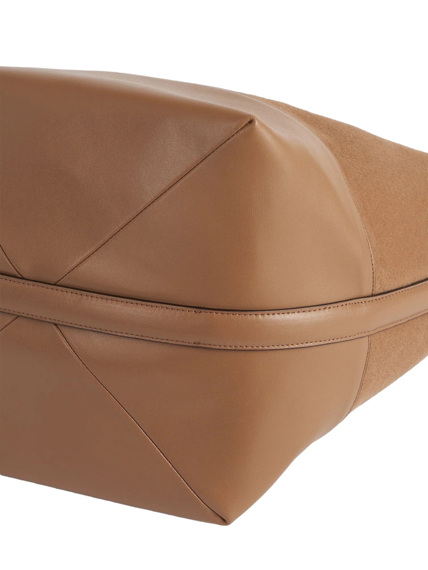 Belted Doublé Tote Camel