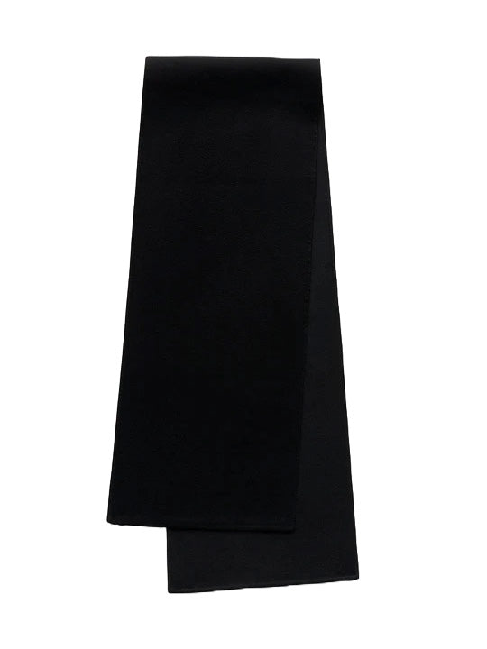 Long Doublé Scarf in Black