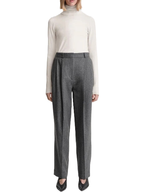 Two-Tone Turtleneck Knit