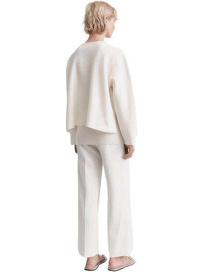 Felted Merino Knit in Off-White