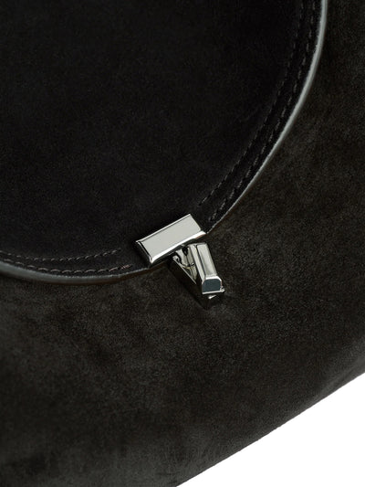 T-Lock Suede Top Handle Espresso