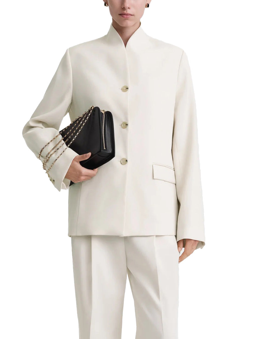 Overlay Suit Jacket Snow