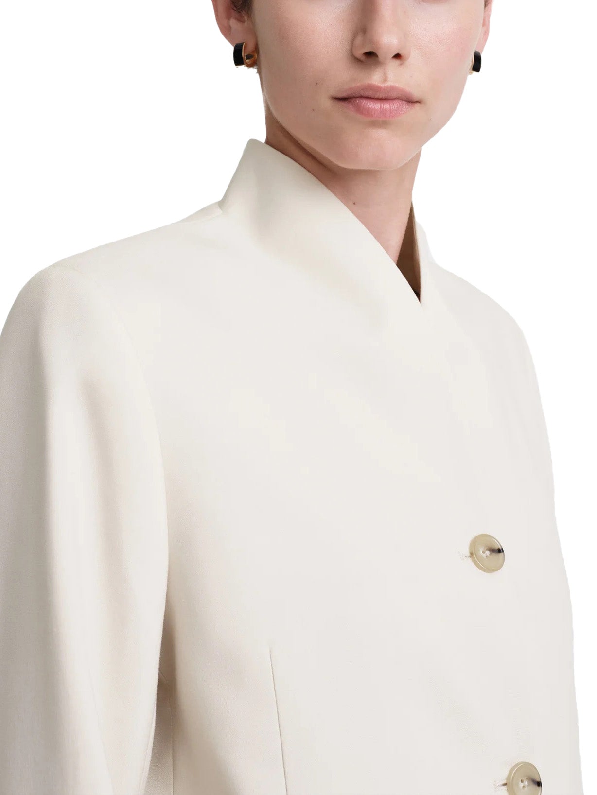 Overlay Suit Jacket Snow
