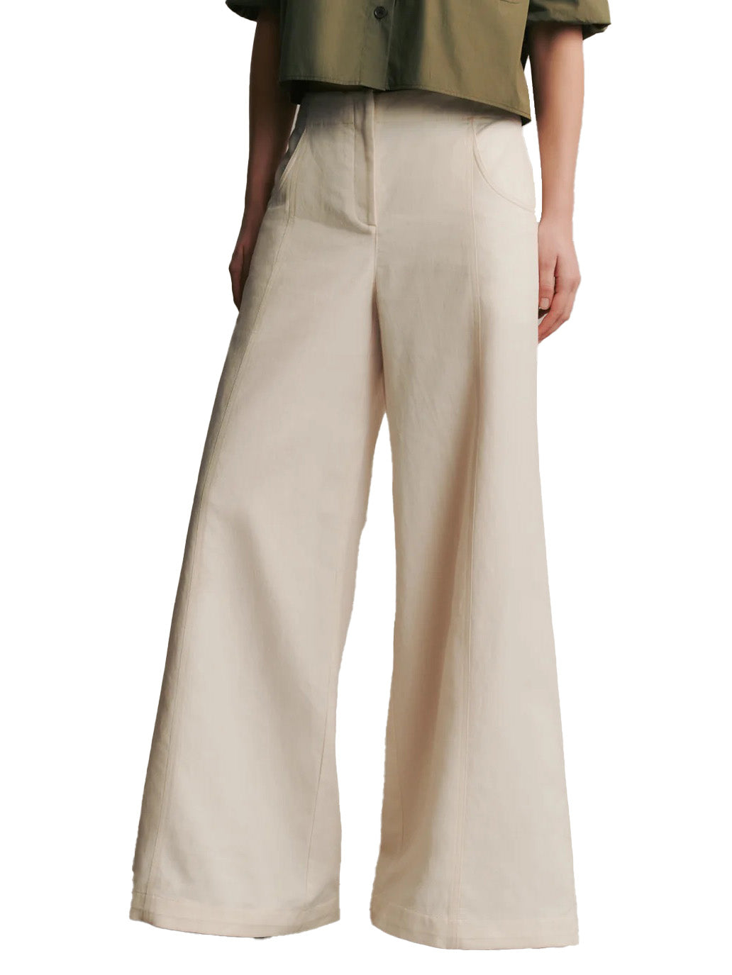 Demie Pant in Linen Cotton