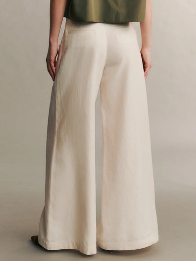 Demie Pant in Linen Cotton