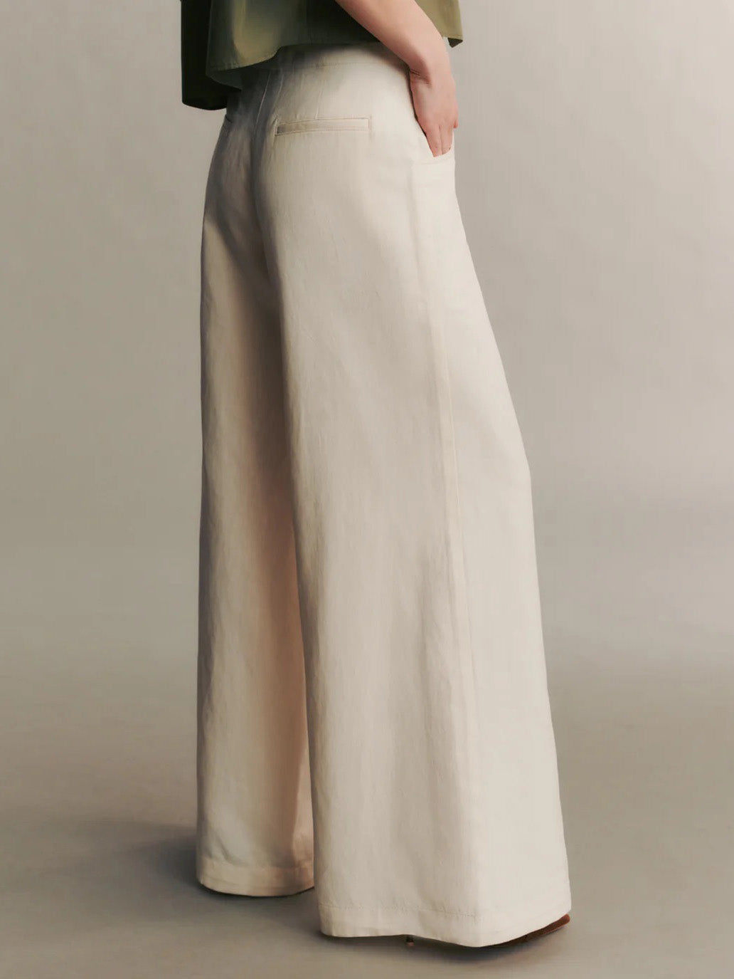 Demie Pant in Linen Cotton