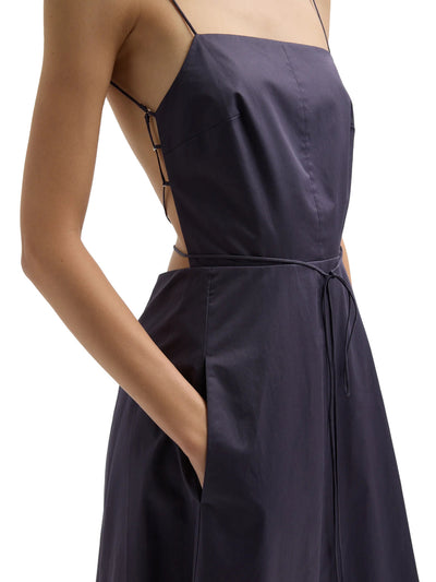 Eco Poplin Strappy Dress