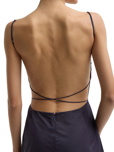 Eco Poplin Strappy Dress