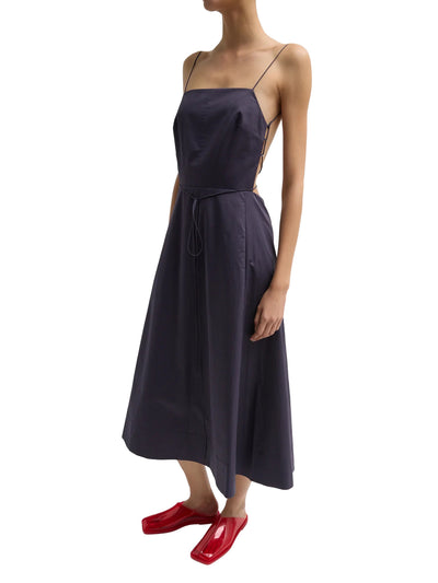 Eco Poplin Strappy Dress