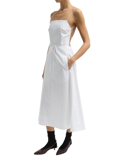 Eco Poplin Strappy Dress