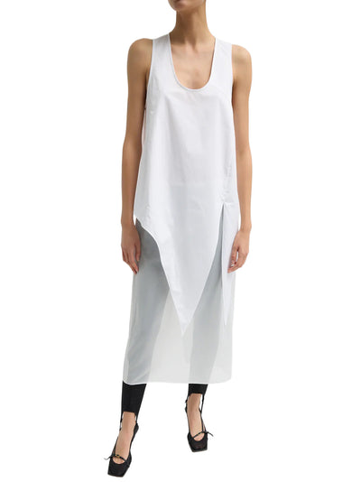 Eco Poplin Tie Front Top