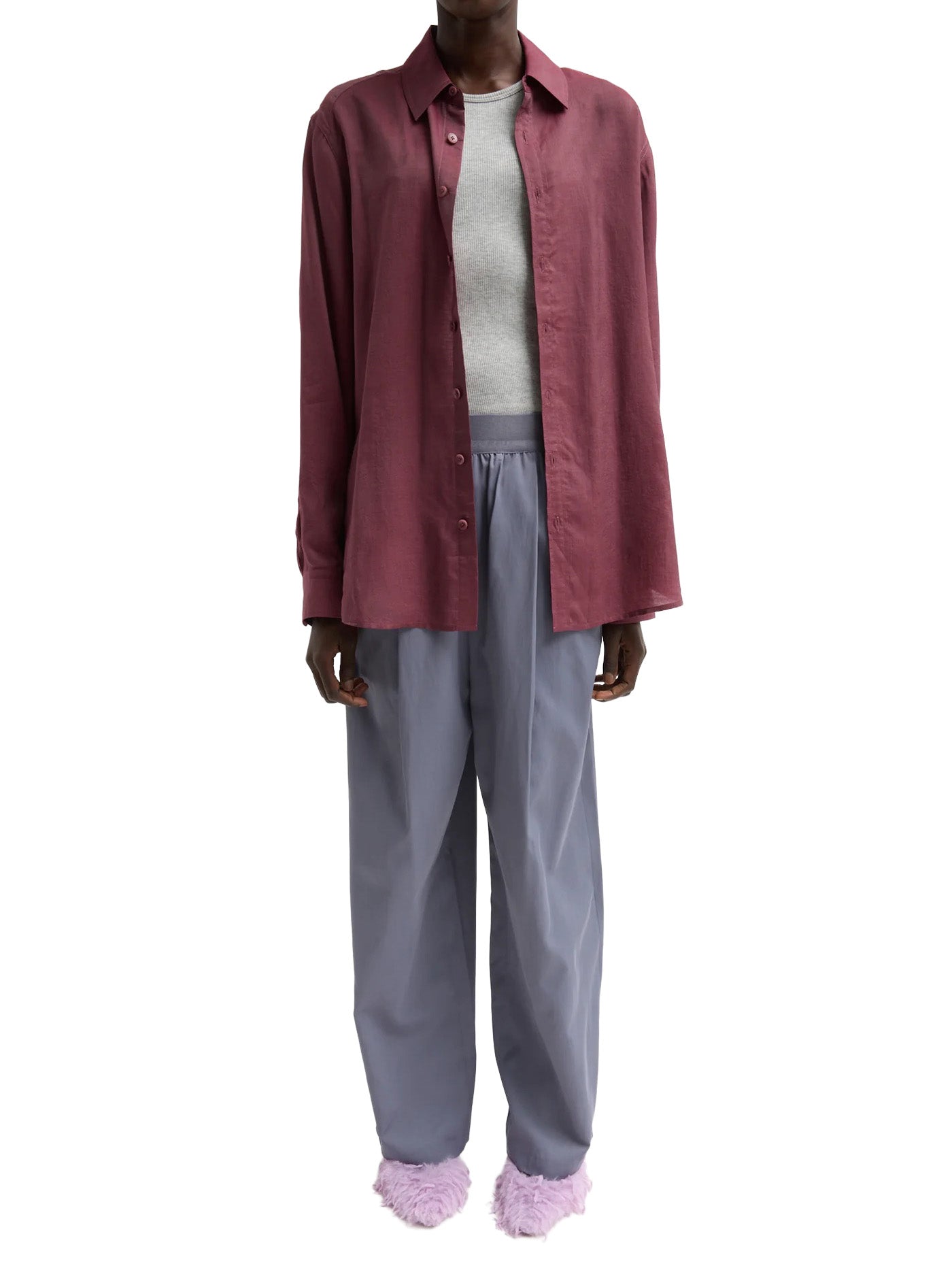 Silk Voile Charlie Men's Slim Shirt