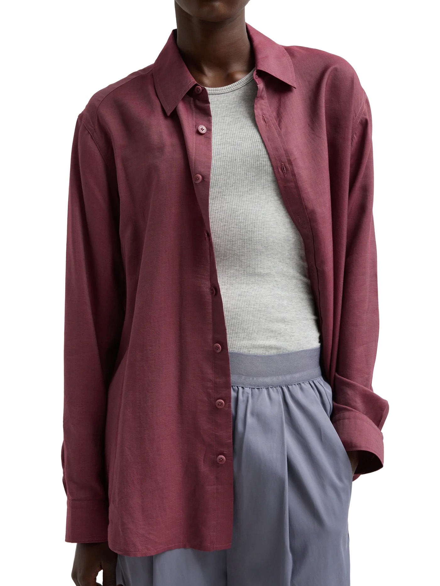 Silk Voile Charlie Men's Slim Shirt