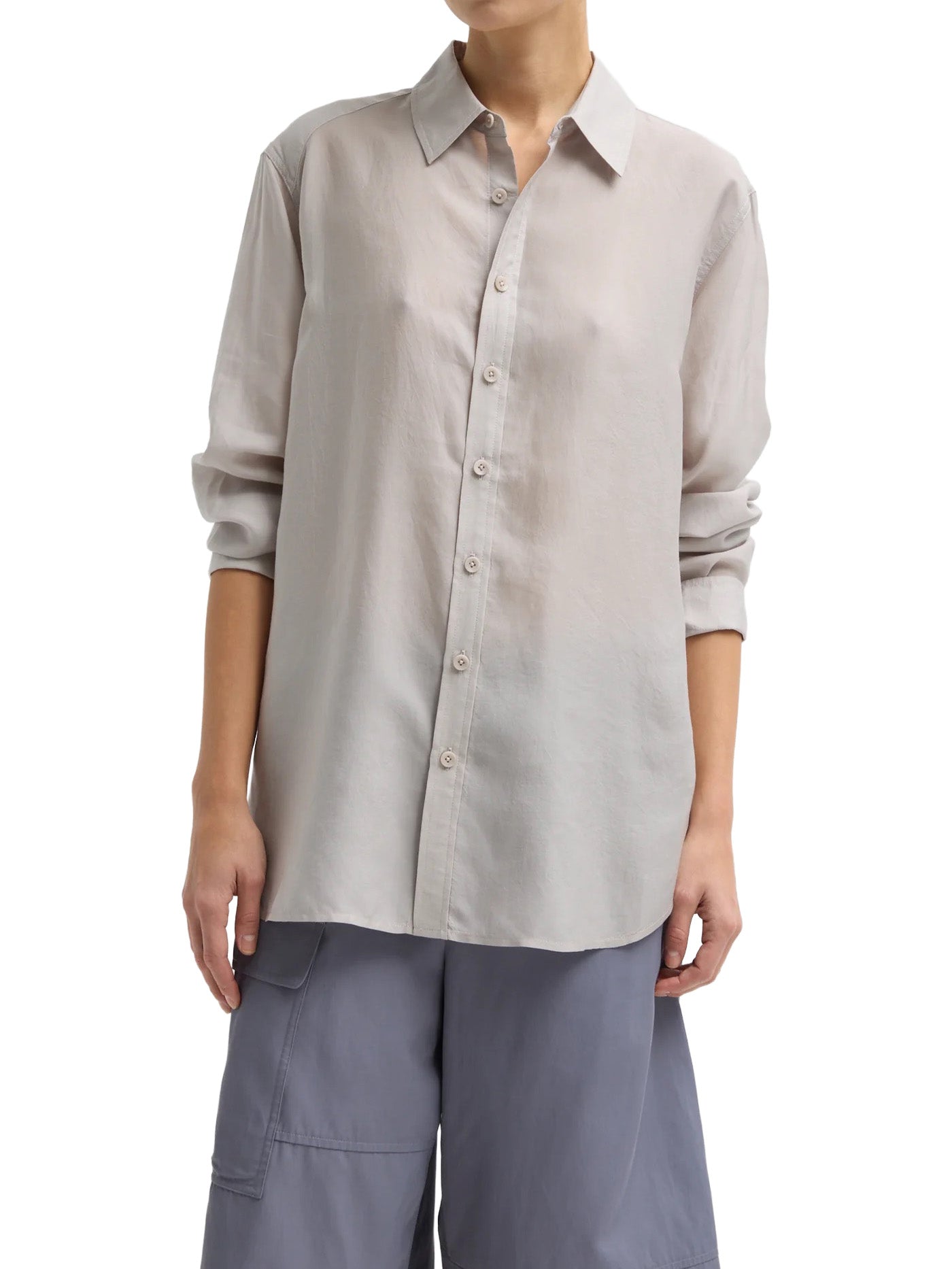 Silk Voile Charlie Men's Slim Shirt