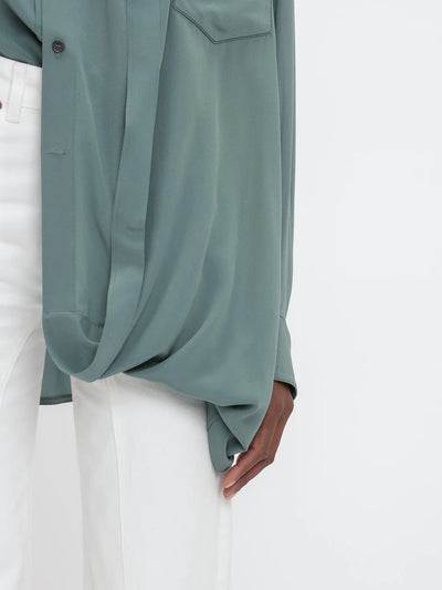 Double Layer Blouse In Stone