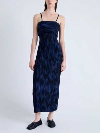 Ward Knit Dress in Printed Rib