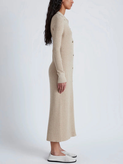 Phillips Knit Dress in Micro Cable