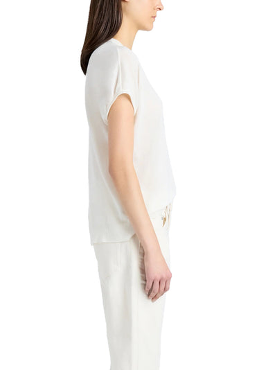 Ares Shirt in Lightweight Cashmere in Ivory