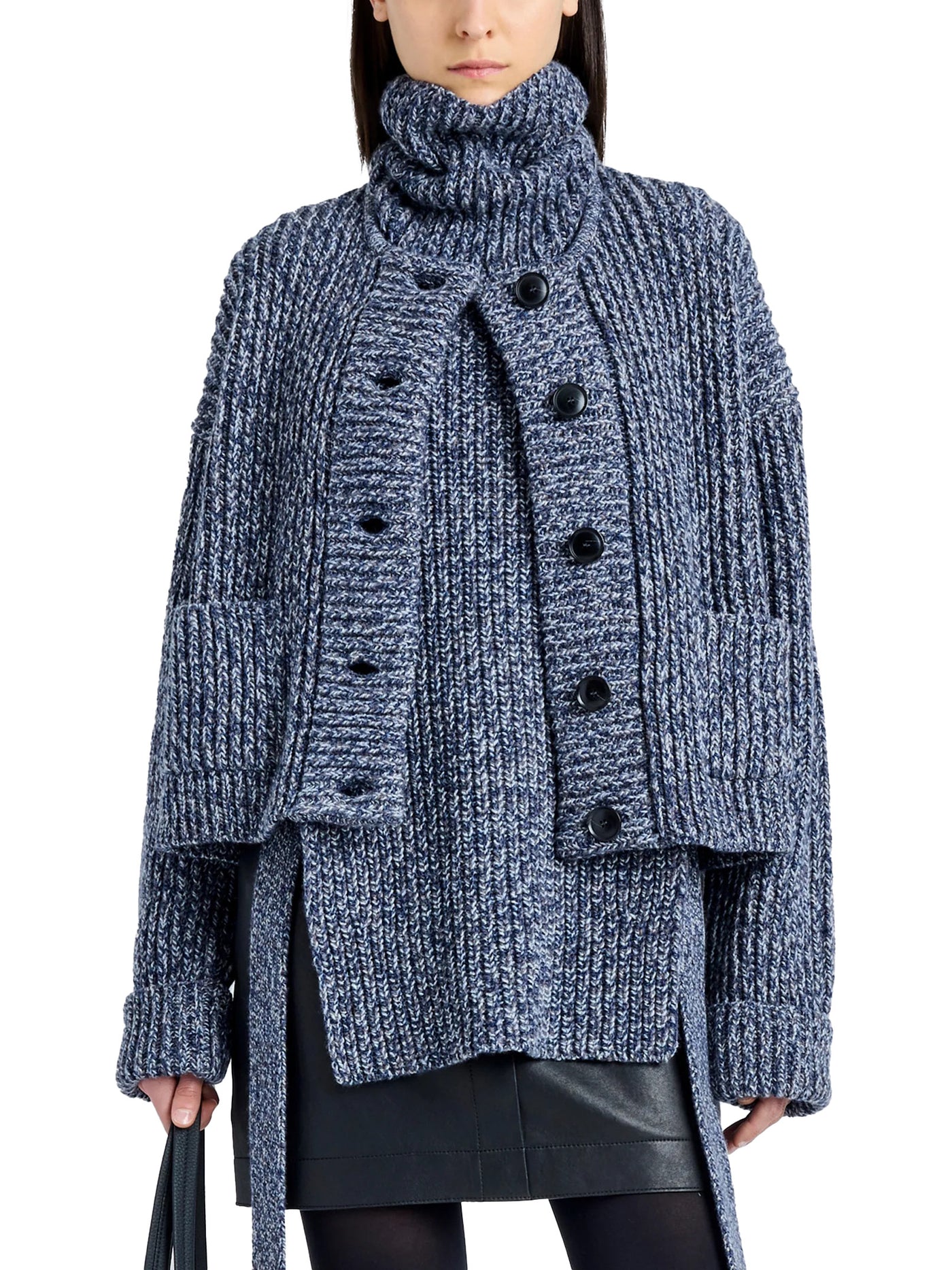 Azura Sweater in Mouline Knits