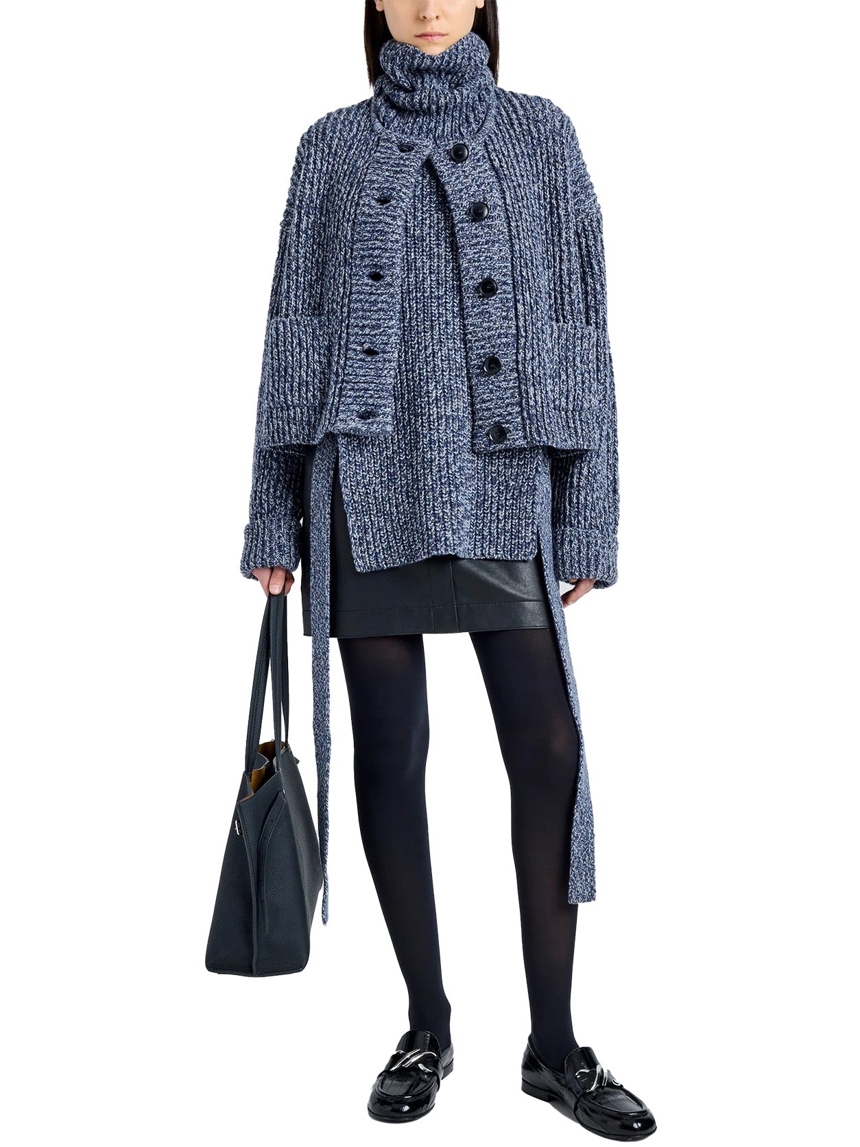 Azura Sweater in Mouline Knits
