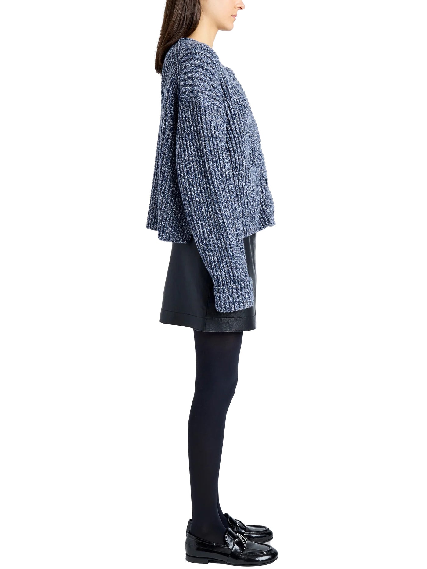 Azura Sweater in Mouline Knits