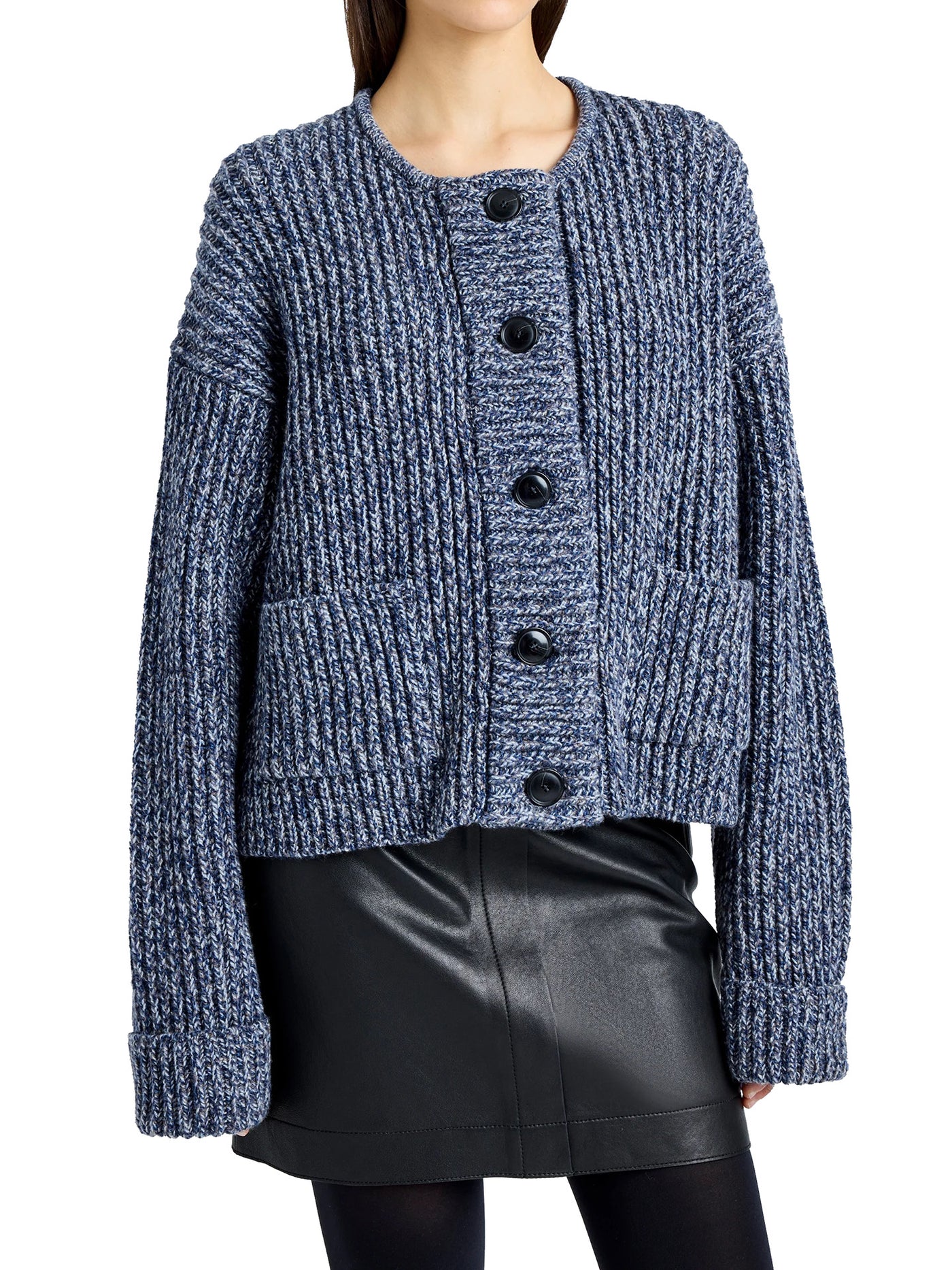Azura Sweater in Mouline Knits