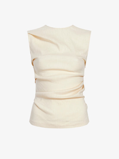 Anoushka Top in Linen Slub