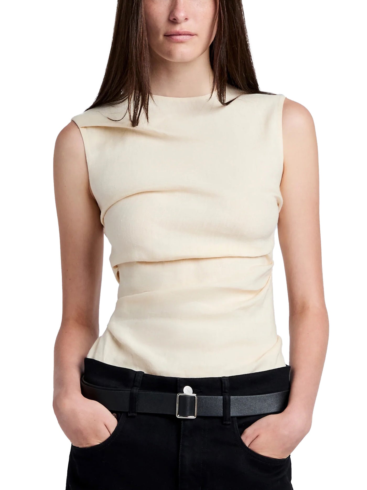 Anoushka Top in Linen Slub