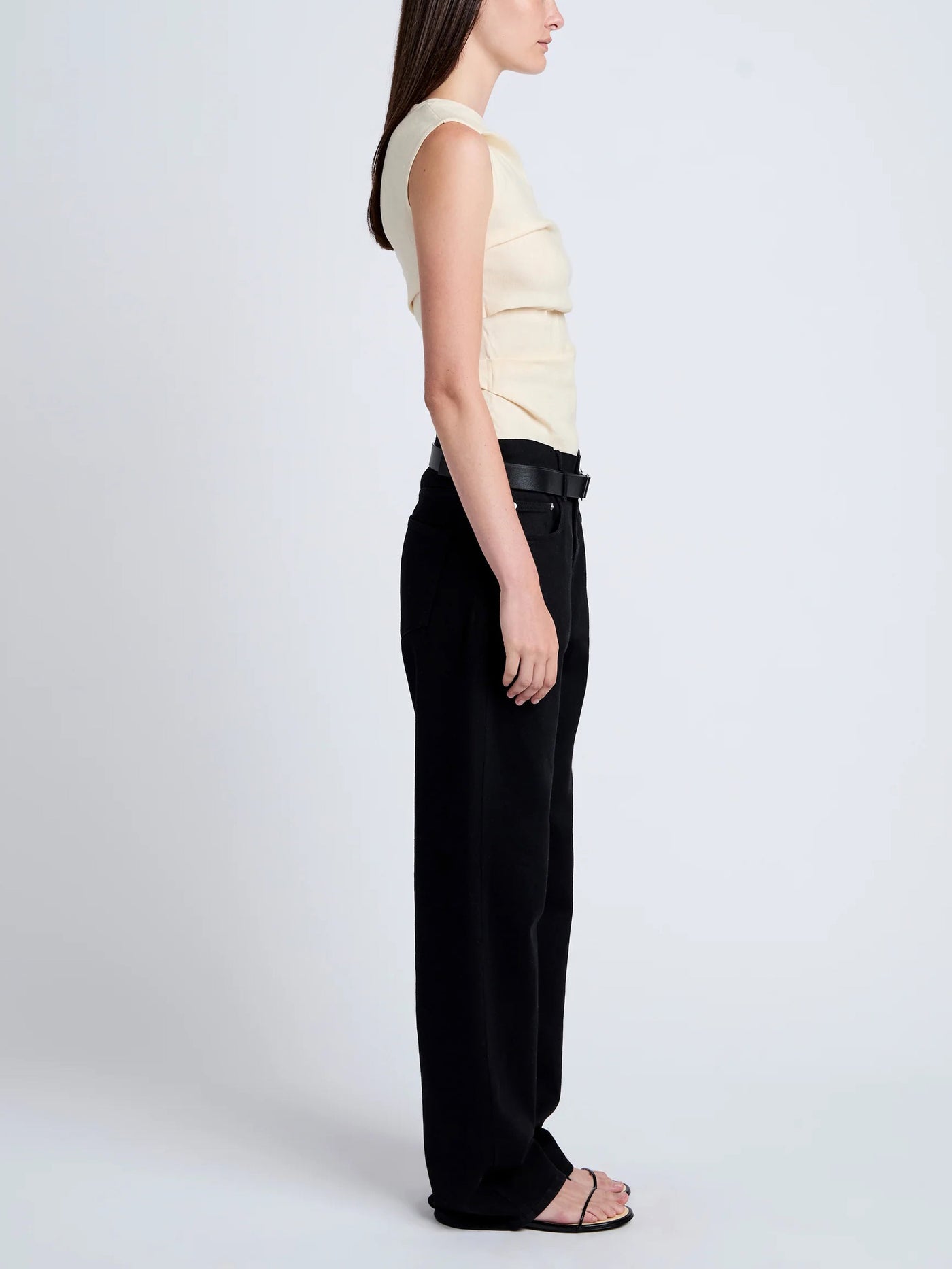 Anoushka Top in Linen Slub