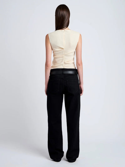 Anoushka Top in Linen Slub