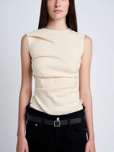 Anoushka Top in Linen Slub