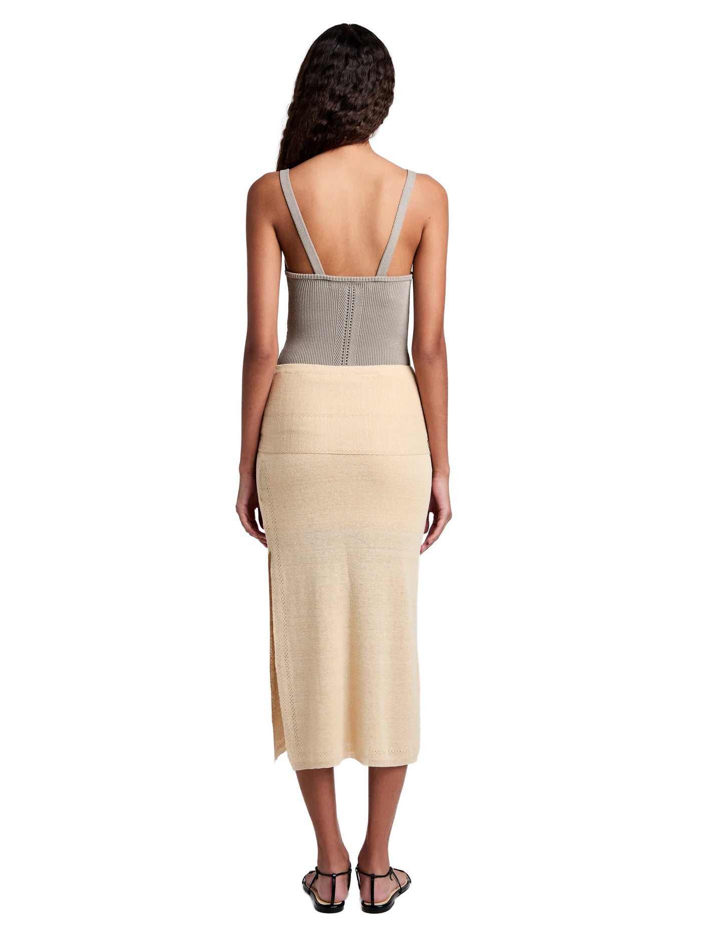 Phelan Knit Skirt in Linen Twist