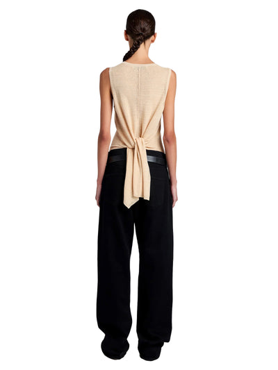 Heyde Knit Sweater in Linen Twist