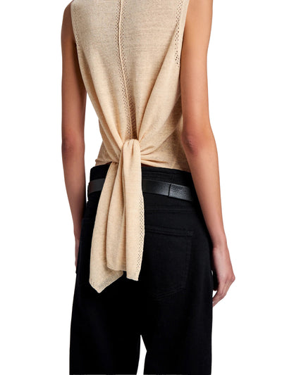Heyde Knit Sweater in Linen Twist