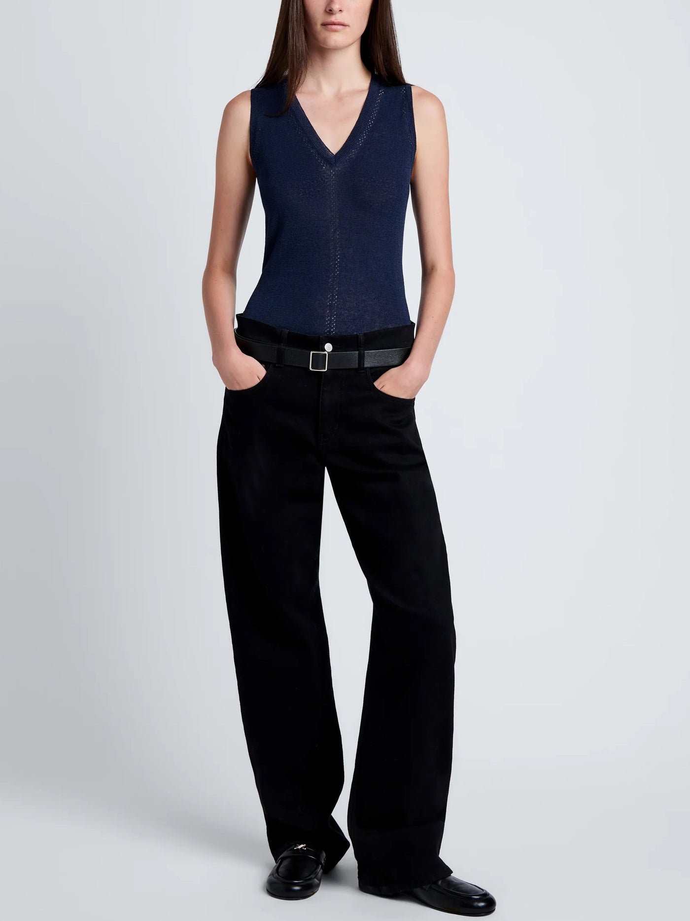 Heyde Knit Sweater in Linen Twist