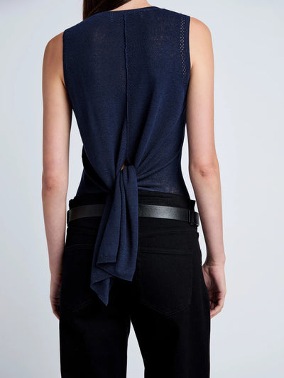 Heyde Knit Sweater in Linen Twist