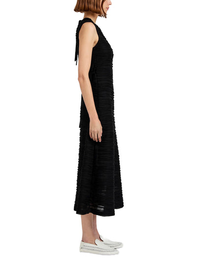 Laura Dress in Textured Cotton