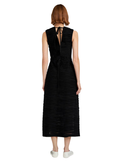 Laura Dress in Textured Cotton