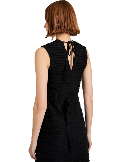 Laura Dress in Textured Cotton