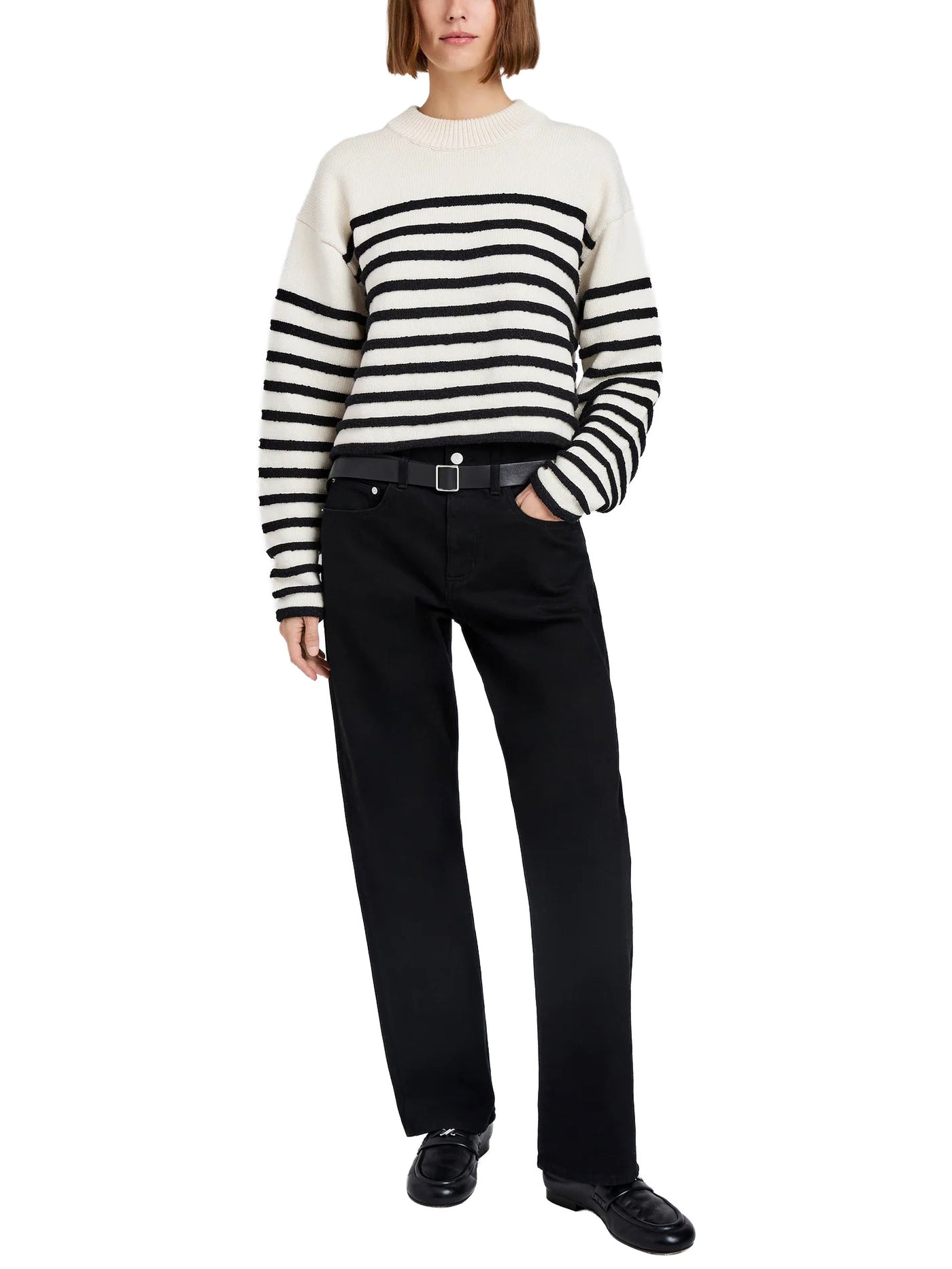 Nia Sweater in Bobble Boucle