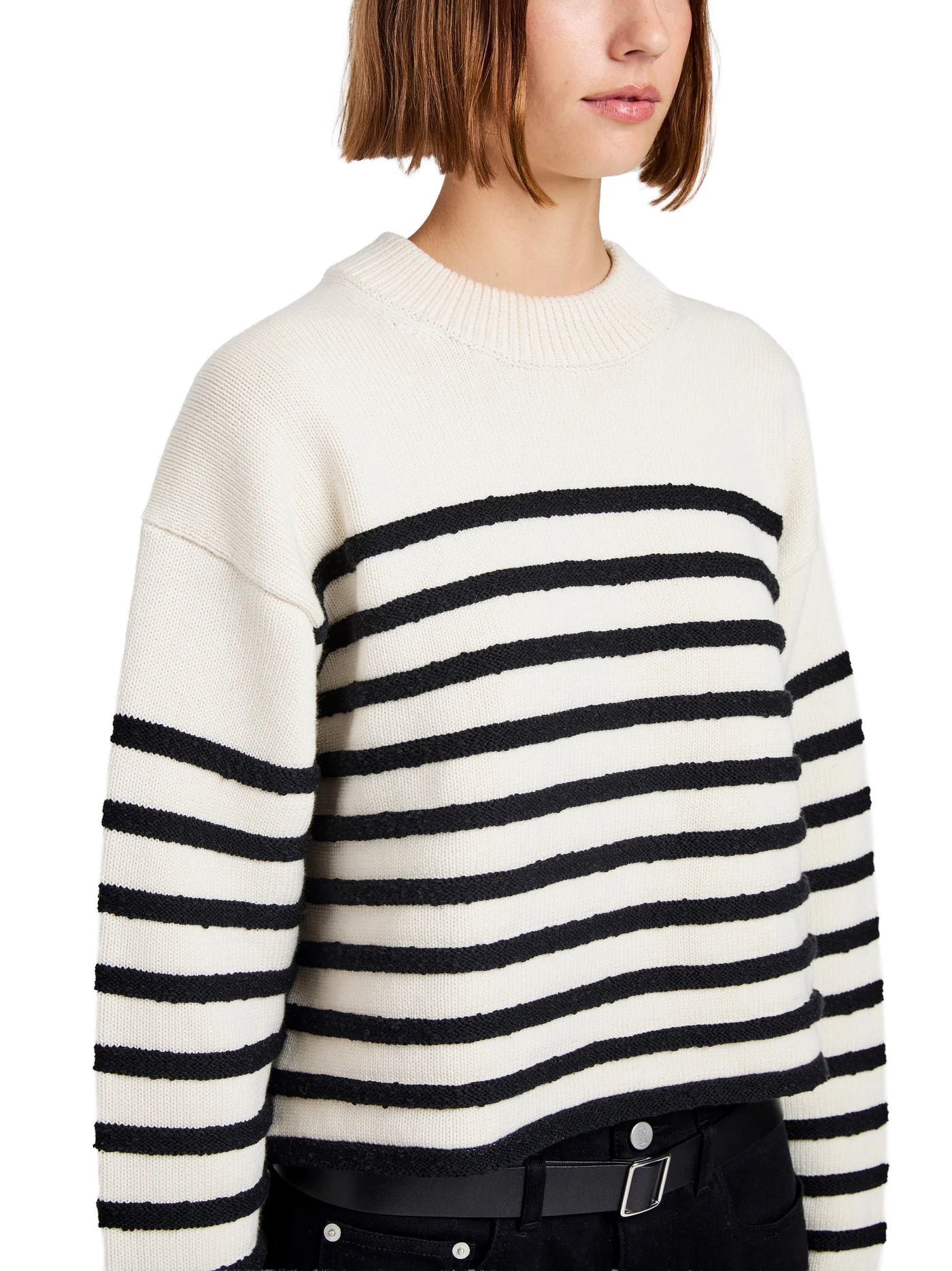 Nia Sweater in Bobble Boucle