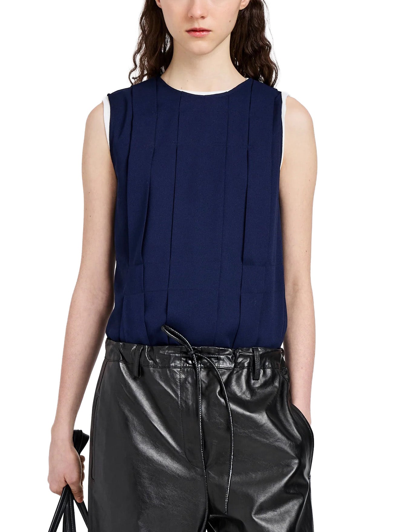 Makayla Top in Open Weave Flou