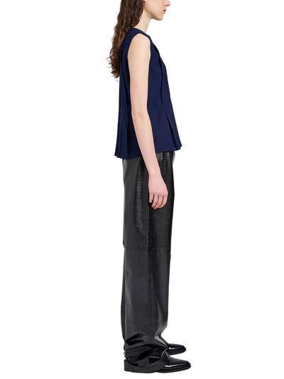 Makayla Top in Open Weave Flou