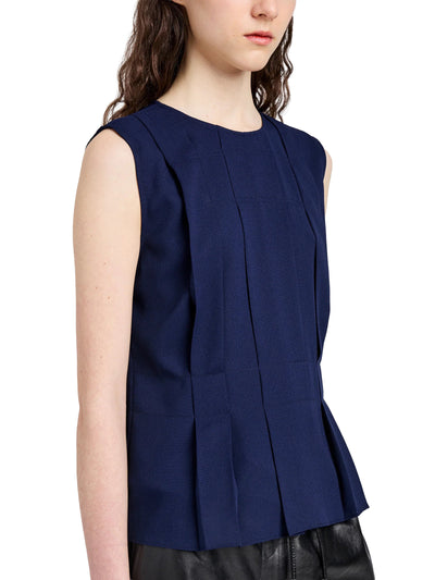Makayla Top in Open Weave Flou